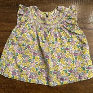 Mini Boden Kids Multicolor Floral Shirt